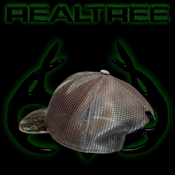 New Outdoor Cap® | REALTREE Unisex Trucker Hat | Camouflage Adjustable Snap-back - Picture 7 of 14